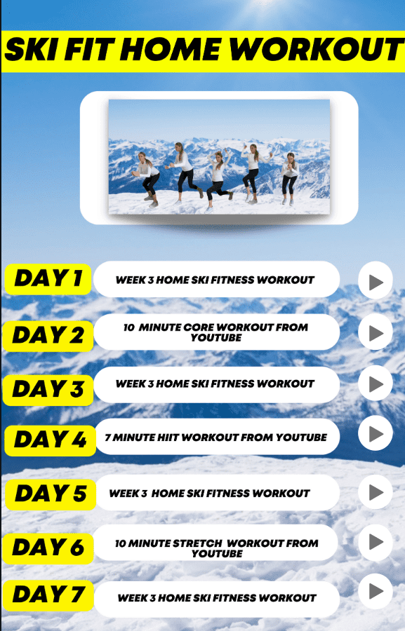ski workout plan