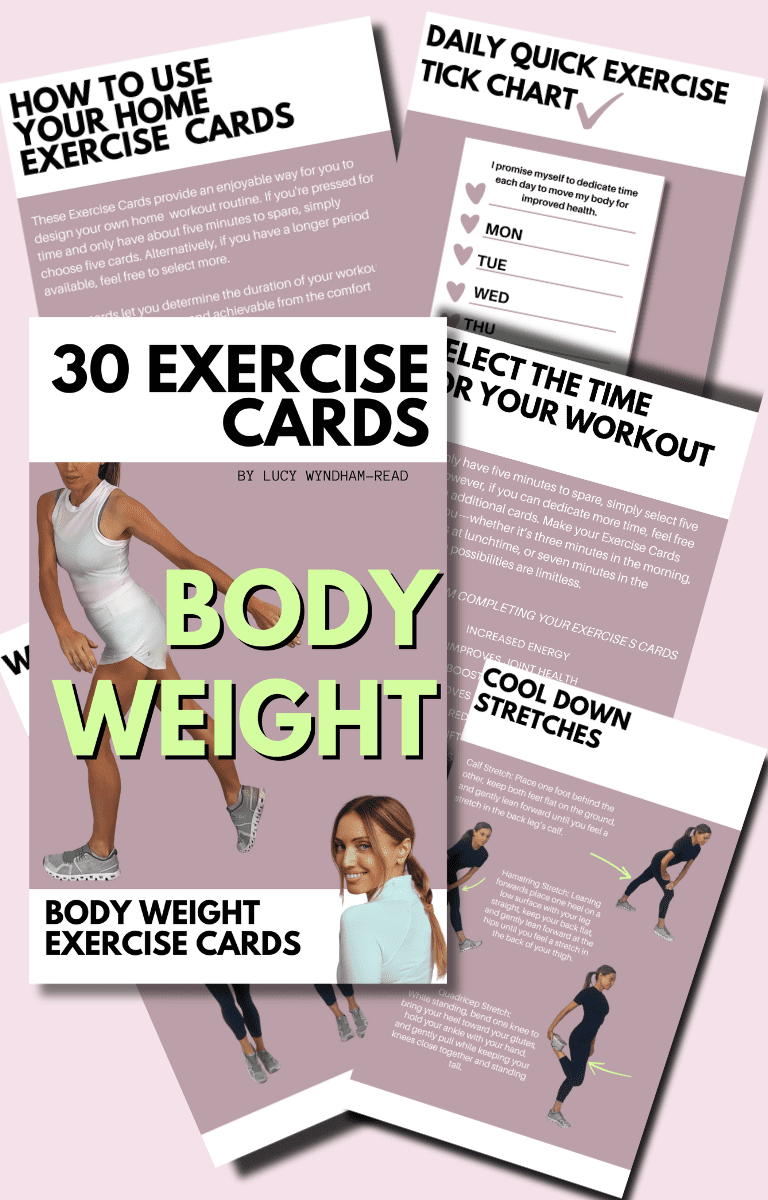 body weight exercises plan