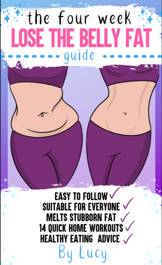 How to Lose Belly Fat 4 week plan