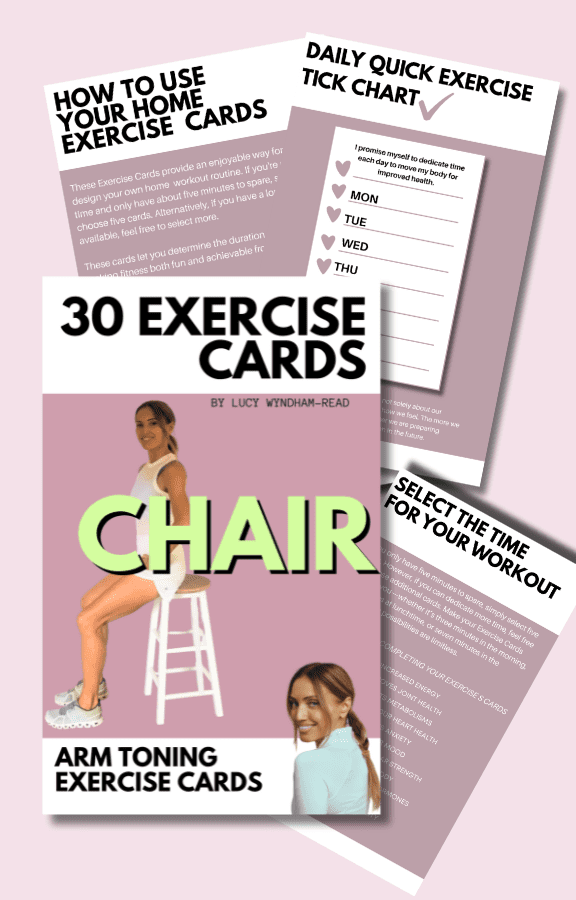 Limited mobility exercise cards